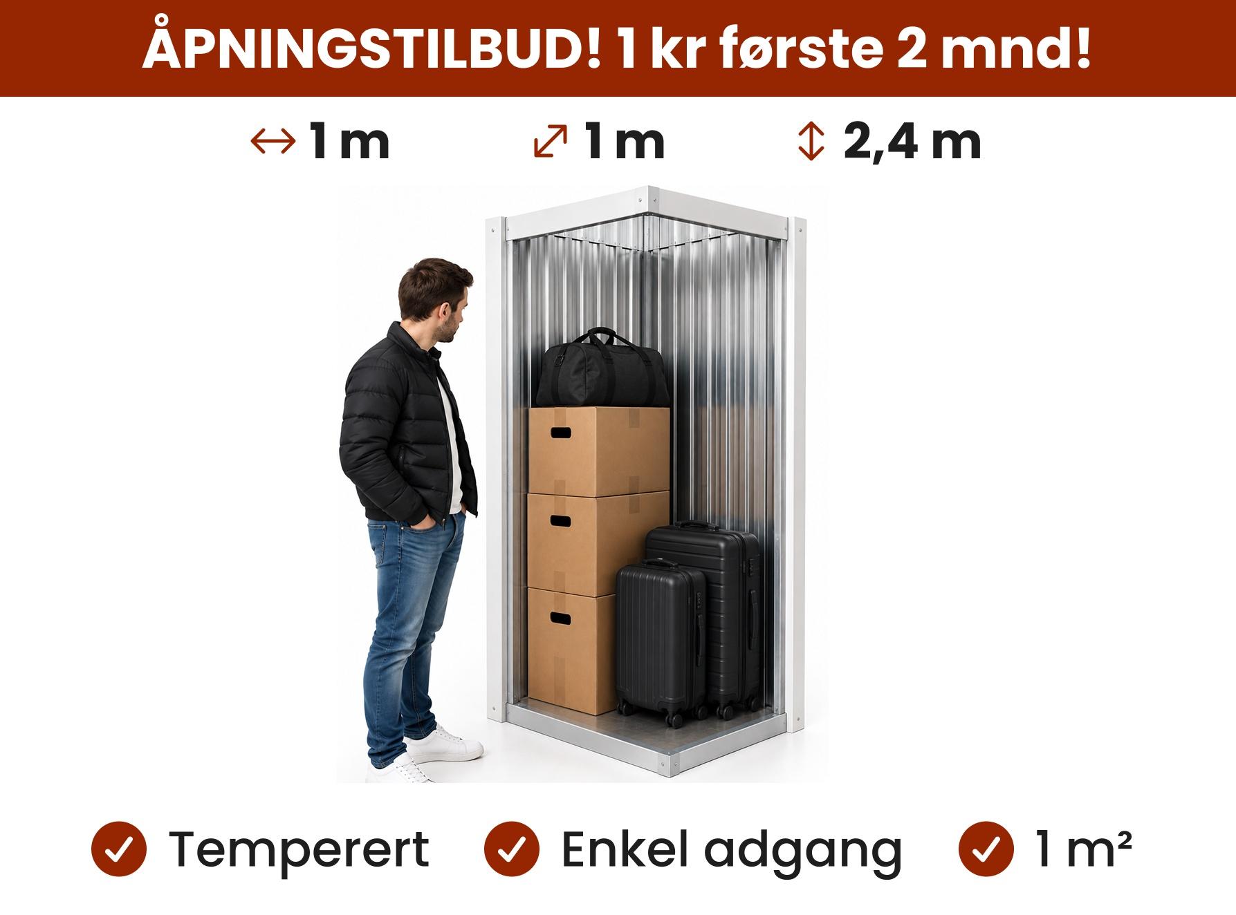 1m2 bod informasjon