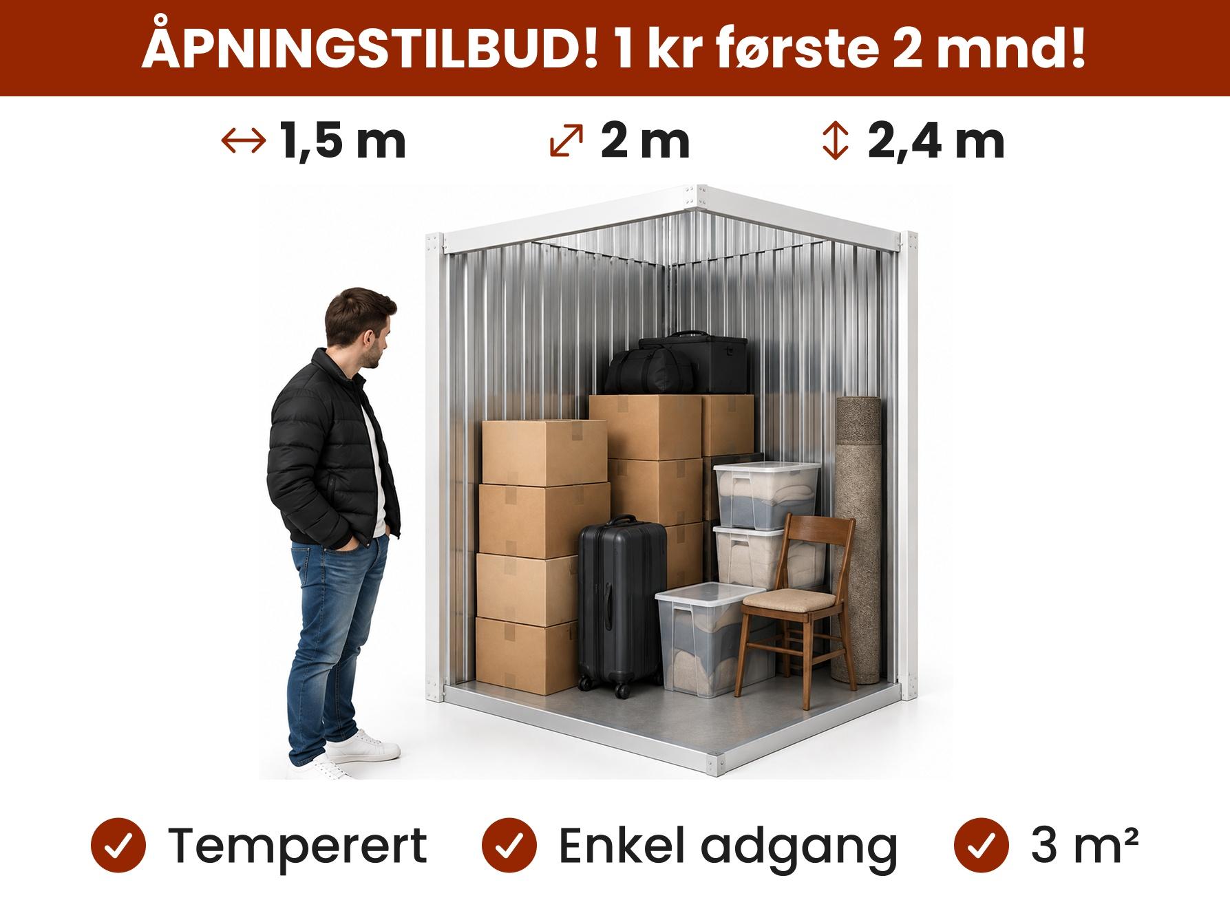 3m2 bod informasjon